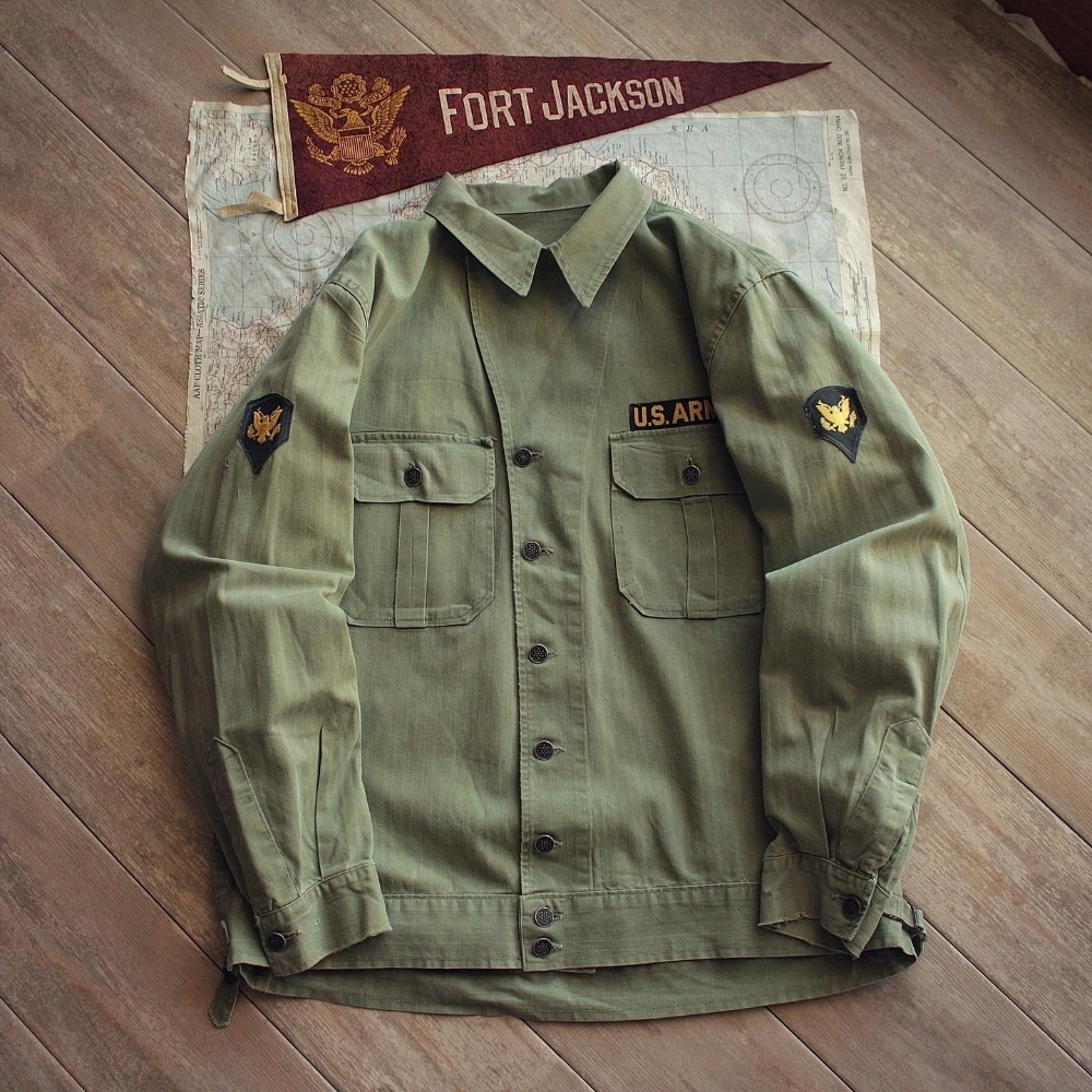 40's M-41 Hbt jacket USARMY M42  希少品着丈75cm