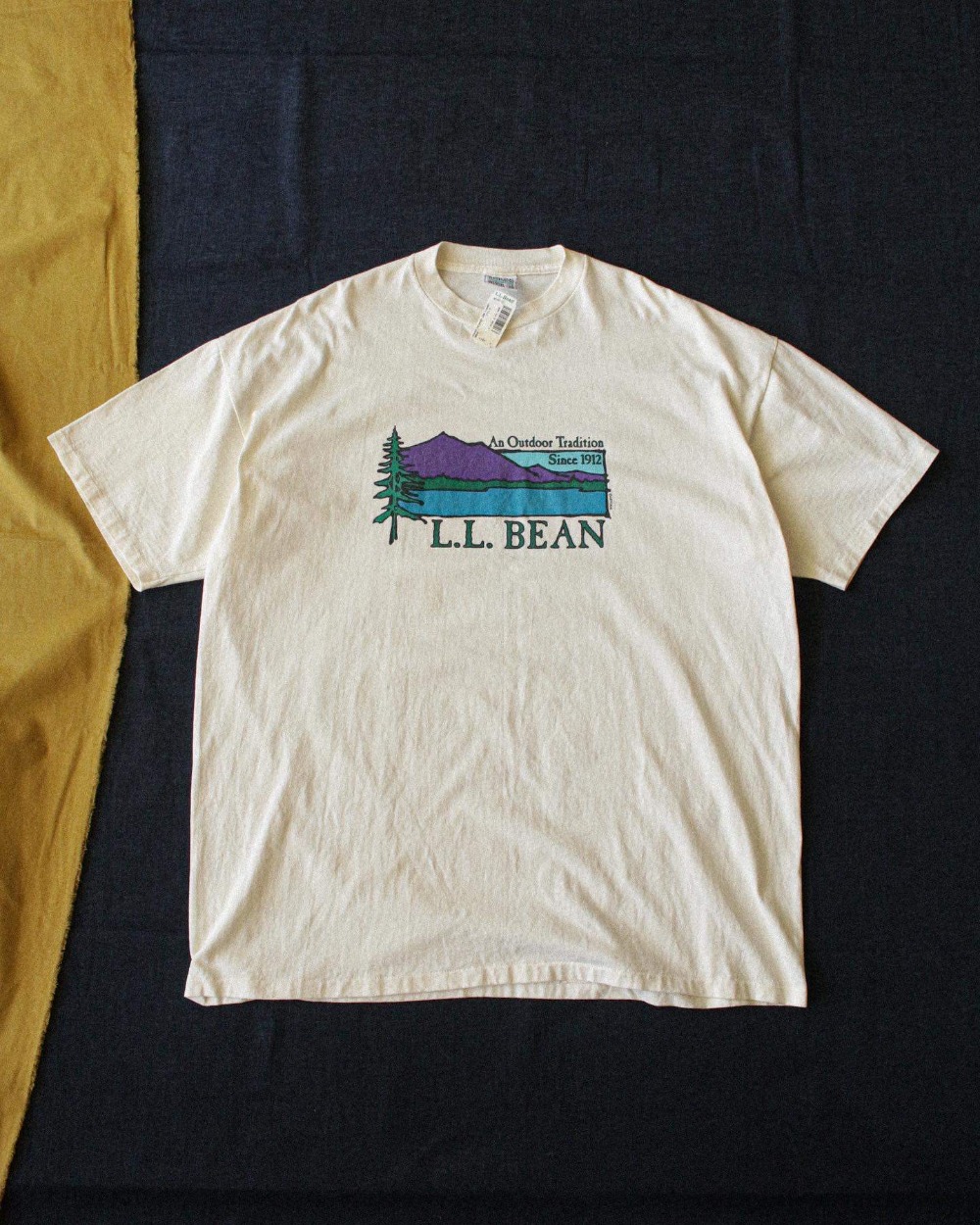 Rare Deadstock 1980&#039;s L.L.Bean Old Logo T-Shirt (105-110size)