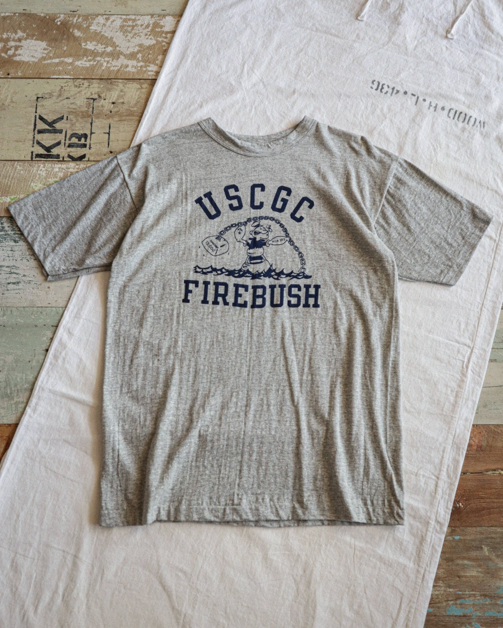 Rare Deadstock 1970&#039;s Champion USCGC T-Shirt (100-105size)