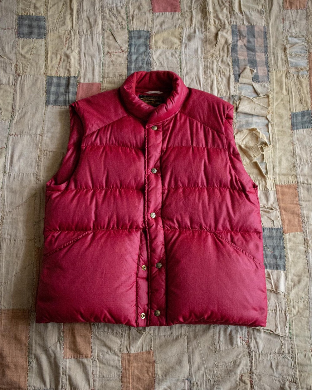 Rare 1970&#039;s EddieBauer Ripstop Puffer Vest (loose 105size)