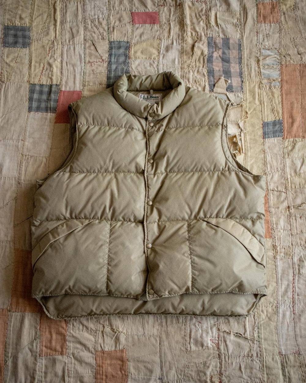 Late 1970&#039;s L.L.Bean Puffer Goose Down Vest (loose 105/Fit 110size)