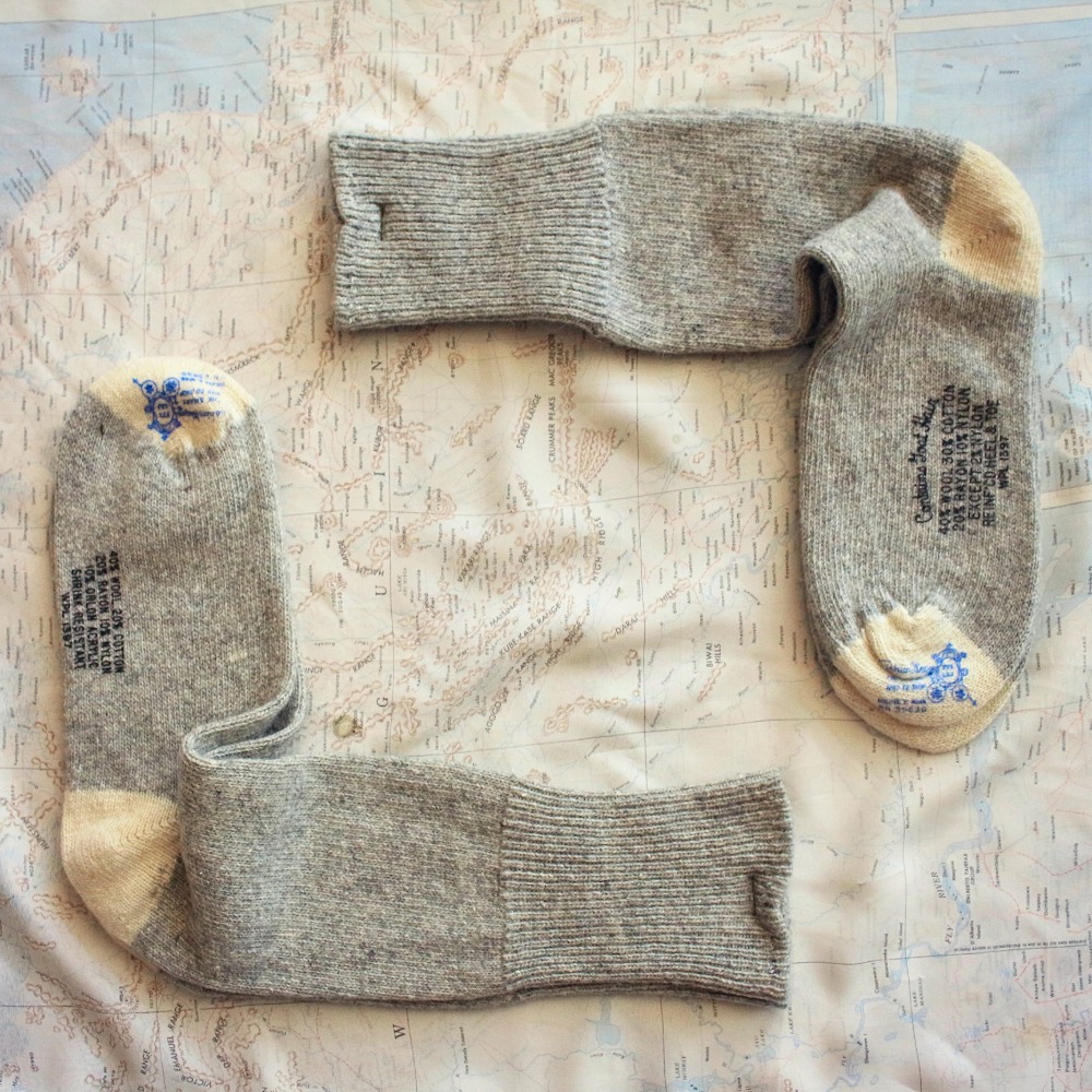 1970&#039;s Deadstock RailRoad Wool Socks (Free size)