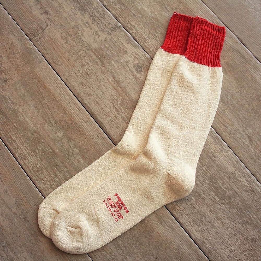 1970&#039;s Deadstock STRETCH THERMAL Socks (Free size)