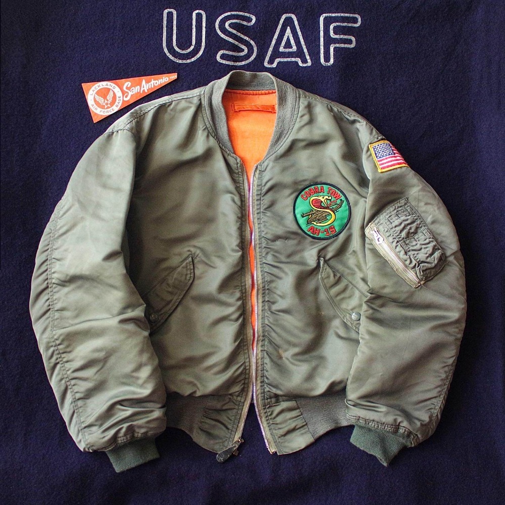 Rare 1970&#039;s USMC L-2B Flight Jacket (100-105size)