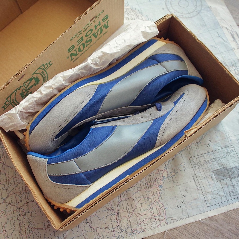 1980&#039;s Deadstock MASON SHOES Running Sneakers (270-275size)