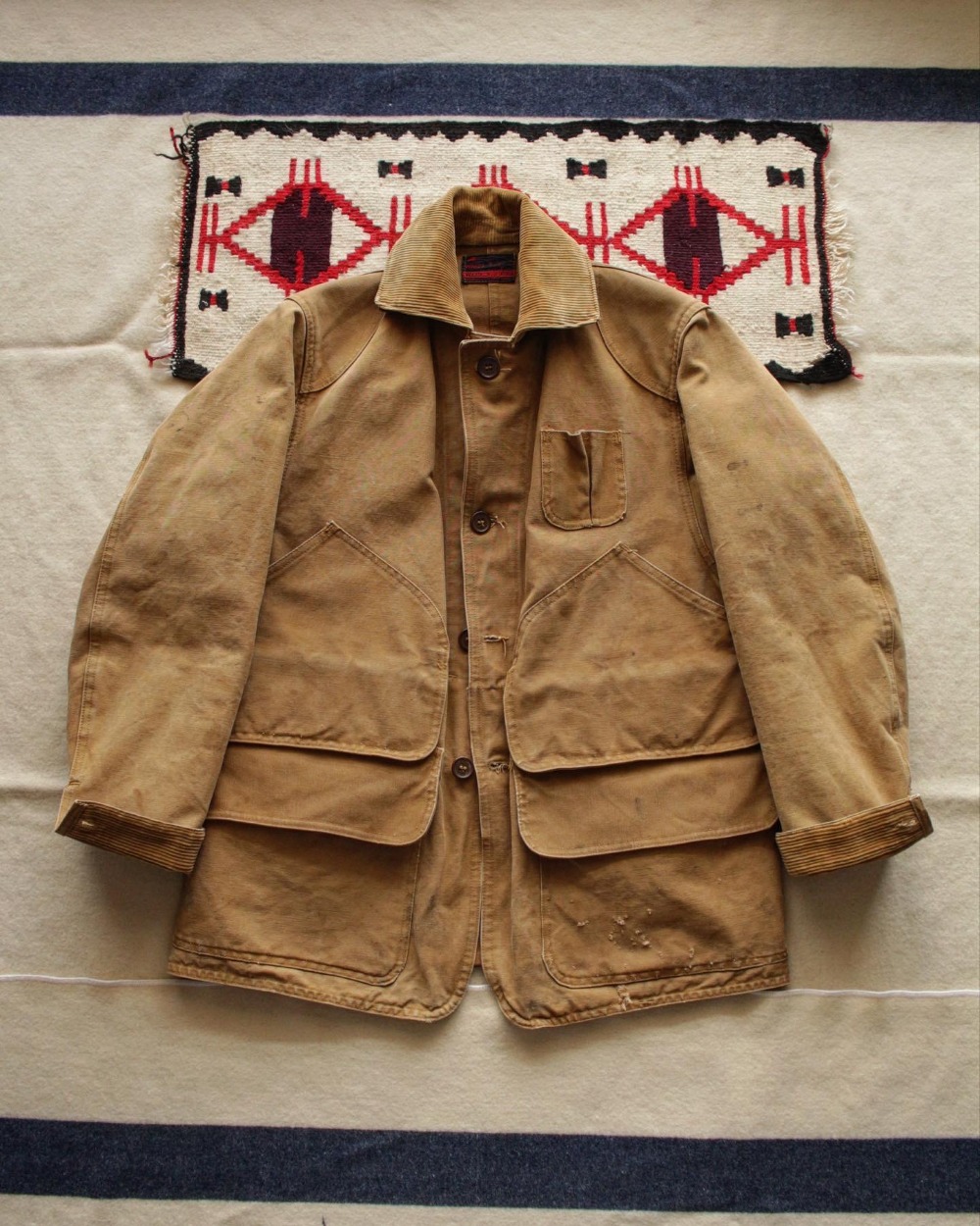 1950&#039;s Montgomery Ward&#039;s Canvas Hunting Jacket (100-103size)