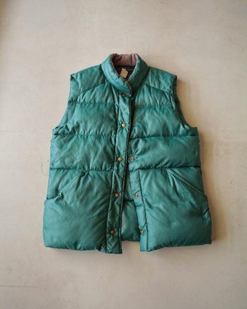 Rare 1980&#039;s EddieBauer Ripstop Puffer Vest (loose 100size)