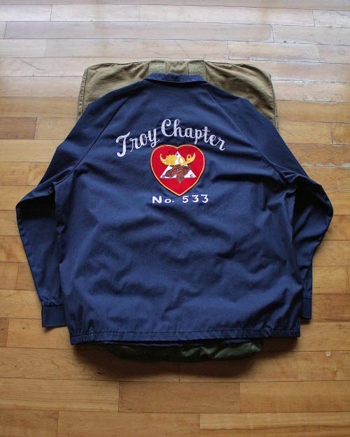 Rare Deadstock 1960&#039;s Champion Moose Chain-Stitch Jacket (105-110size)
