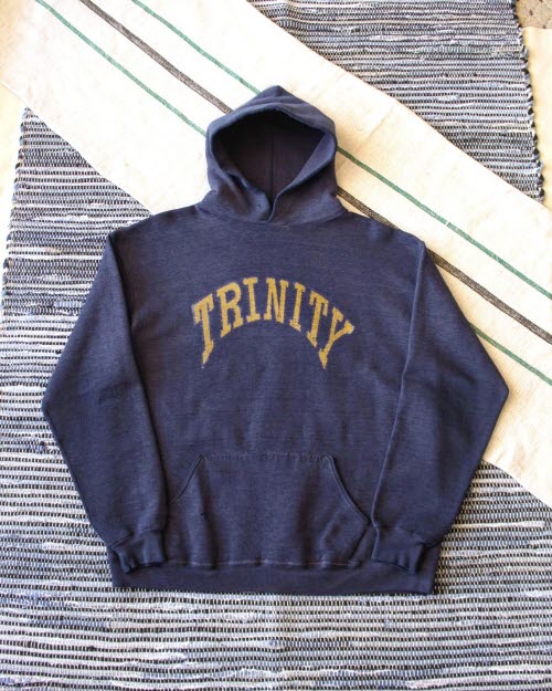 Rare 1970&#039;s Russell Double-Sided TRINITY Hooded Sweatshirt (100-105size)