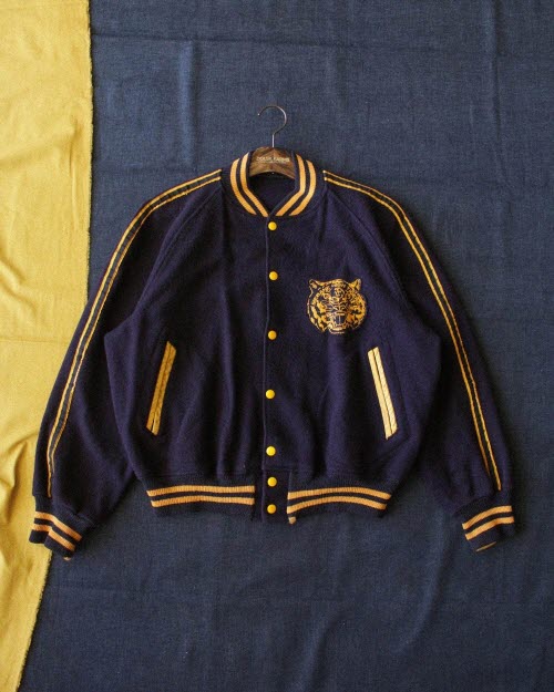 Rare 1960&#039;s Mebane High Tigers Wool Varsity Jacket (loose 100-105size)