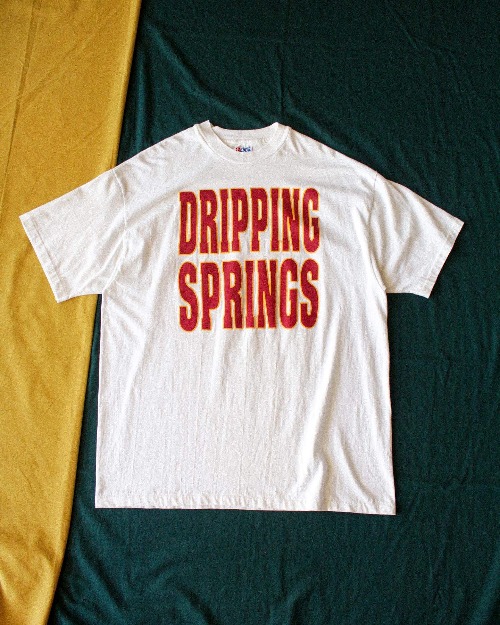 Mint 1990&#039;s Hanes Dripping Springs Single Stitch T-Shirt (loose 100-105size)