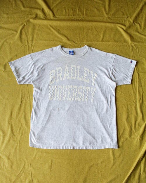 1980&#039;s Champion BRADLEY Univ. T-Shirt (loose 100-105size)