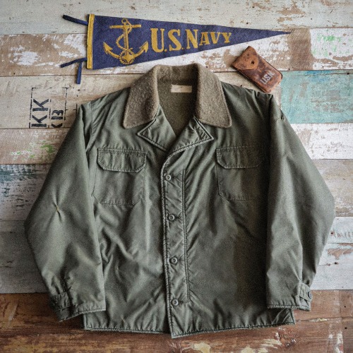 Rare 1950&#039;s USN Korean War Deck Jacket (loose 100-105size)