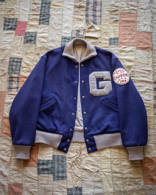 Rare 1950&#039;s Butwin Basball Champions Wool Varsity Jacket (loose 100/Fit 105size)
