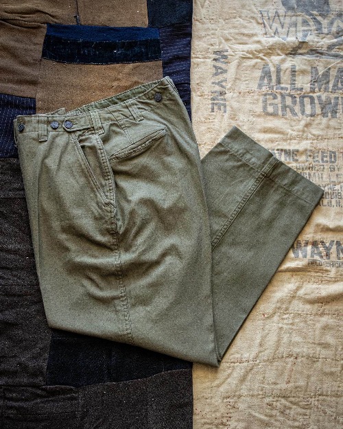 Mint 1940&#039;s WW2 USARMY OD M1943 Field Trouser (31-33inch)