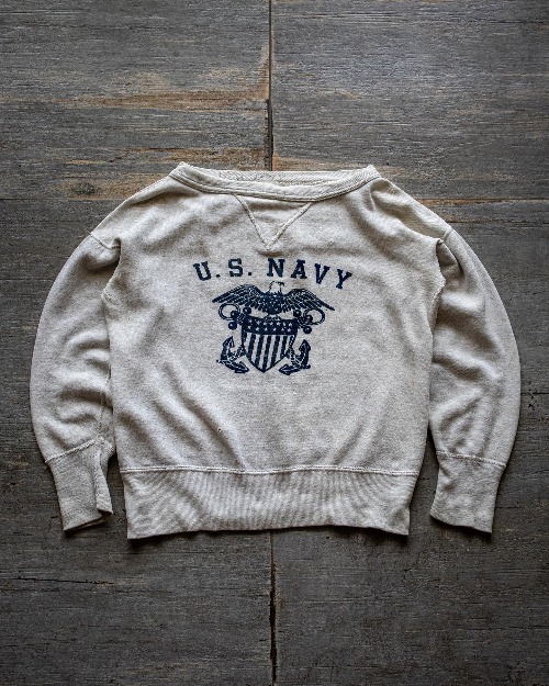 Rare Late 1940&#039;s U.S.Navy Single V Sweatshirt (100-103size)