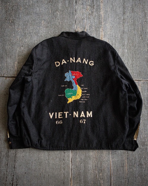 Mint 1960&#039;s Vietnam Souvenir Jacket (loose 100-105size)