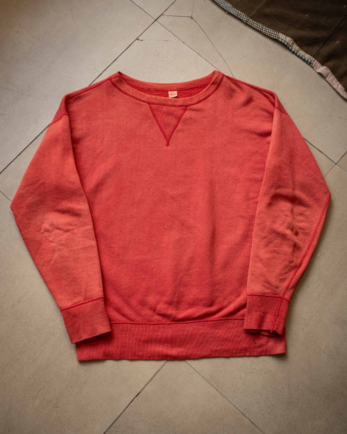 Rare 1950’s MayoSpruce Single V stitch Cotton sweatshirt (loose 100/105size)